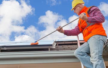 North Brentor soft wash roof cleaning